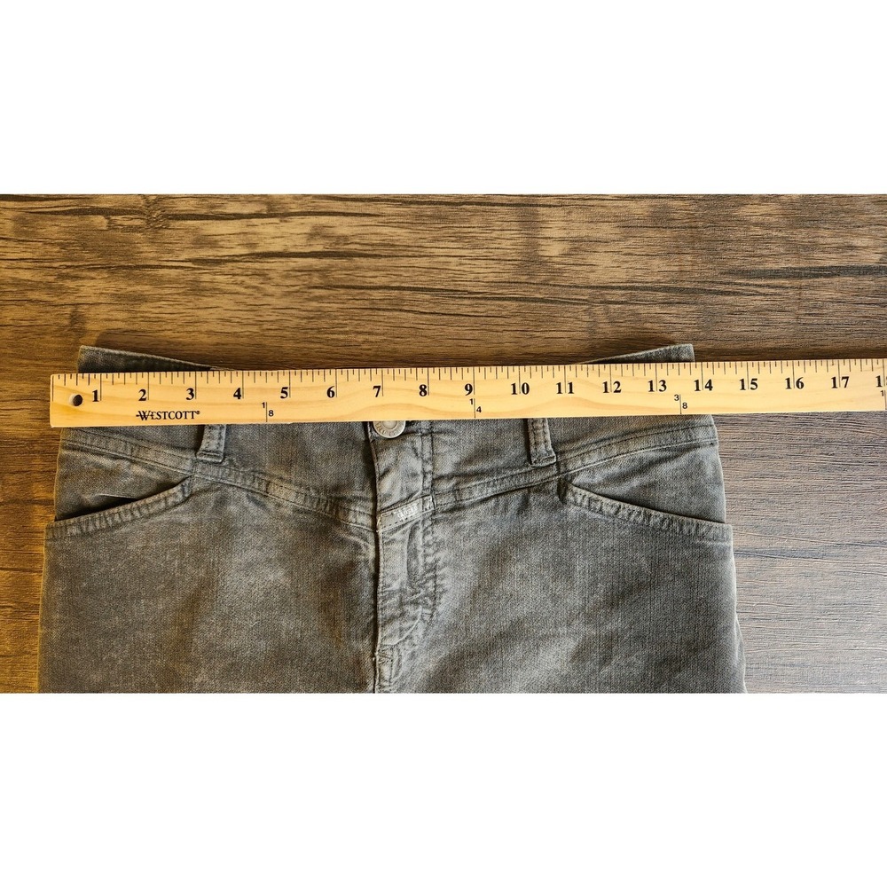 CLOSED Made in Italy Corduroy Trinity Pencil Skirt Charcoal Gray Size 28 - Picture 7 of 8